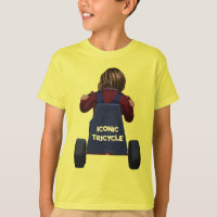 Iconische driewieler Halloween Schattige Kind Boy 