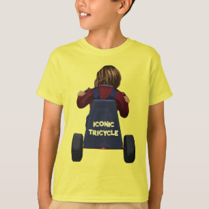 Iconische driewieler Halloween Schattige Kind Boy  T-shirt