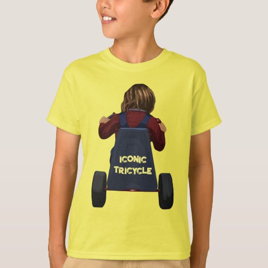 Iconische driewieler Halloween Schattige Kind Boy  T-shirt (Voorkant)