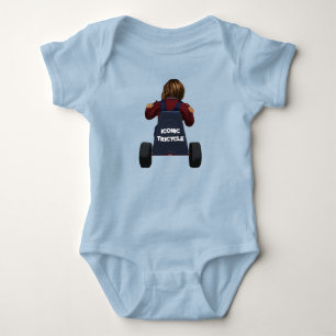 Iconische driewieler Schattige babyjongen meisje H Romper