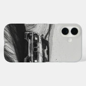 Iconische Drift: E30-schets Case-Mate iPhone Case (Achterkant (horizontaal))