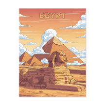 Iconische Egyptische piramides en sfinx