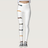ICONISCHE ELEKTRISCHE GITAREN LEGGINGS (Voorkant)