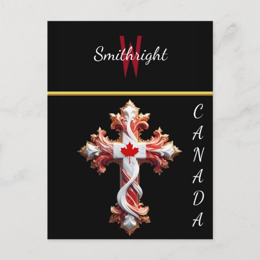 Iconische esdoorn elegantie briefkaart (Voorkant)