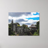 Iconische foto van Belvedere Castle in NYC Canvas Afdruk (Voorkant)