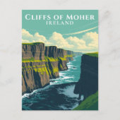 Iconische Ierse Landmark Cliffs of Moher Ireland Briefkaart (Voorkant)