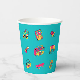 Iconische jaren '90 - leuk retro feestthema papieren bekers