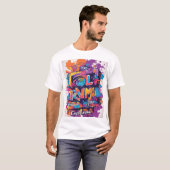 Iconische Jimi Hendrix Poster T-shirt (Voorkant volledig)