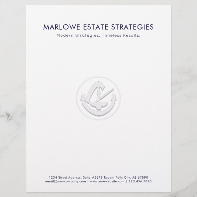 Iconische juridische zakelijke briefhoofd (Voorkant)