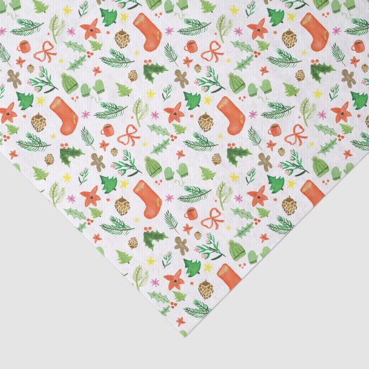 Iconische kerstschilderijen voor Waterverf Tissuepapier (Detail)