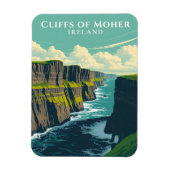 Iconische kliffen van Moher Ireland Landmark Souve Magneet (Verticaal)