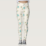 Iconische Leggings voor atoomstoot<br><div class="desc">Dit Iconische atoomstootpatroon van Leggings kenmerkt iconische atomaire sterrenbursts. Dat klopt! De oude school, crèmekleurige achtergrond met gouden spugen is de perfecte achtergrond voor de levendige turquoise, het kalkselderij en kitschy peren groene cirkels. De vlekken van kleur worden sporadisch geplaatst in diverse grootte met het bekleden van zwarte V gestormde...</div>