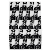 Iconische LGBTQ Gay Leather Daddy Medium Cadeauzakje (Achterkant)