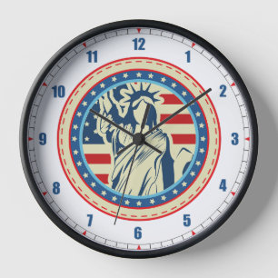 Iconische Liberty Patriottische VS Vrijheidsbeeld 