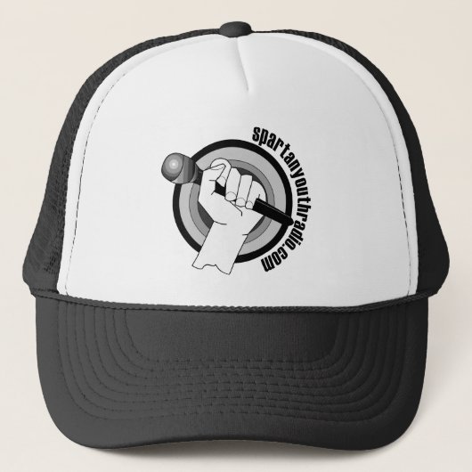 Iconische Logo van Spartan Radio Trucker Pet (Voorkant)