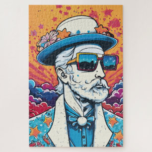 Iconische mannelijke trendsetter legpuzzel