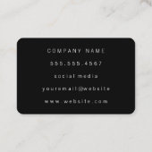 iconische merken visitekaartje (Achterkant)