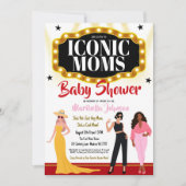 Iconische moeders Baby shower uitnodiging (Voorkant)