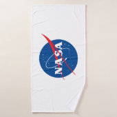 Iconische NASA badhanddoek (Rocket White) (Badhanddoek)