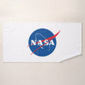Iconische NASA badhanddoek (Rocket White) (Badhanddoek)