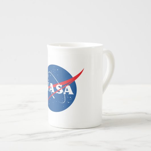 Iconische NASA Bone China Mok (10 oz.) (Voorkant rechts)