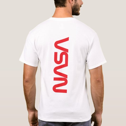 Iconische NASA Circa 2-zijdig T-shirt (Achterkant)