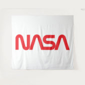 Iconische NASA Circa 88" x 104" Rocket White Wandkleed (Voorkant (horizontaal))
