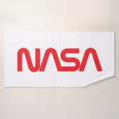 Iconische NASA Circa Badhanddoek (Rocket White) (Badhanddoek)