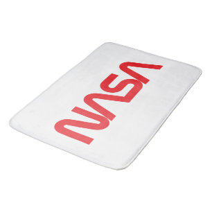 Iconische NASA Circa Bath Mat (Rocket White)