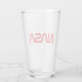 Iconische NASA Circa Drink Glass Glas (Achterkant)