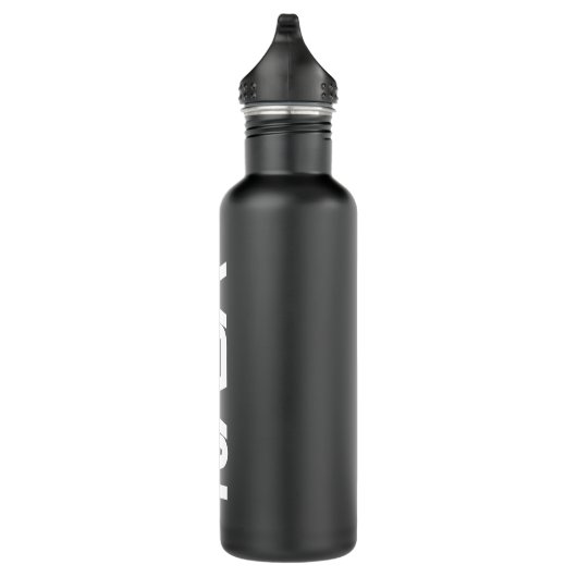 Iconische NASA Circa Eclipse Zwart 24 oz Waterfles (Rechts)