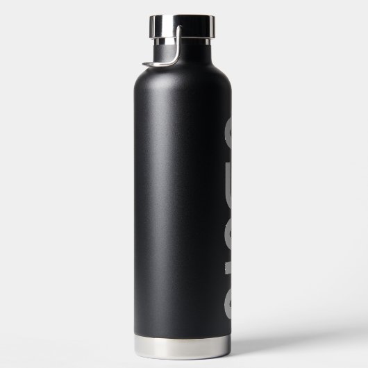 Iconische NASA Circa Eclipse Zwart Geïsoleerd Waterfles (Rechts)