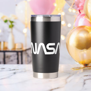 Iconische NASA Circa Eclipse Zwart Geïsoleerde Drinkbeker