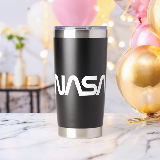 Iconische NASA Circa Eclipse Zwart Geïsoleerde Drinkbeker (Vrijgezellenfeest (Gedraaid)  )