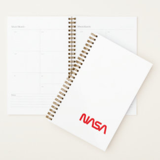 Iconische NASA Circa Elegant Planner (Rocket White