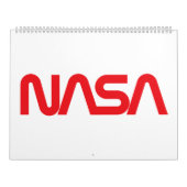 Iconische NASA Circa Kalender (Rocket White) (Hoes)