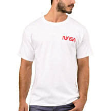 Iconische NASA Circa katoen T-shirt (Rocket White)