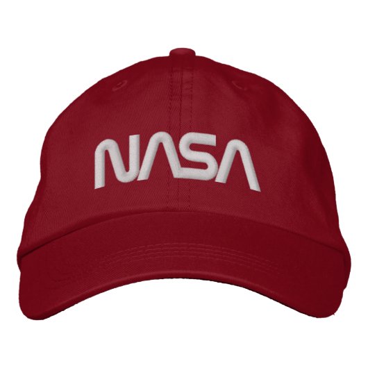 Iconische NASA Circa Komeet Rood Katoen Geborduurde Pet (Voorkant)
