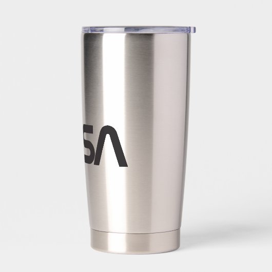 Iconische NASA Circa Mercury Grey Geïsoleerde Drinkbeker (Links)