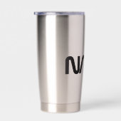 Iconische NASA Circa Mercury Grey Geïsoleerde Drinkbeker (Rechts)