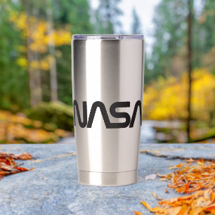 Iconische NASA Circa Mercury Grey Geïsoleerde Drinkbeker