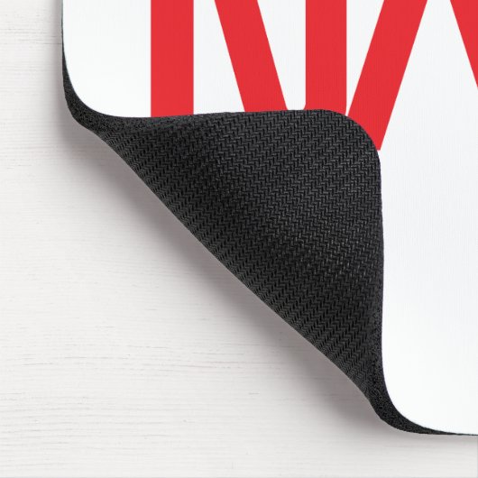 Iconische NASA Circa Mousepad (Rocket White) Muismat (Hoek)