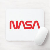 Iconische NASA Circa Mousepad (Rocket White) Muismat (Met muis)