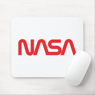 Iconische NASA Circa Mousepad (Rocket White) Muismat