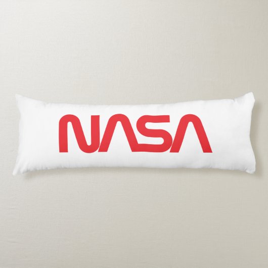 Iconische NASA Circa Rocket White Grade A katoen Lichaamskussen (Voorkant)