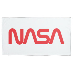 Iconische NASA Circa Rocket White King Kussensloop