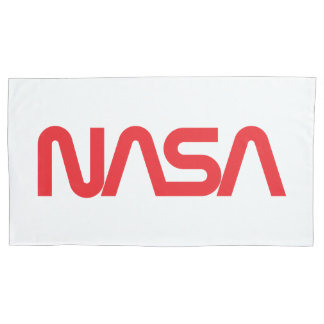 Iconische NASA Circa Rocket White King Kussensloop