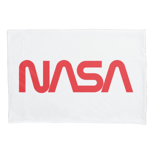 Iconische NASA Circa Rocket White Standard Kussensloop (Voorkant)