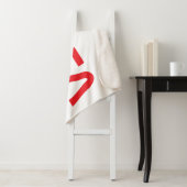 Iconische NASA Circa Sherpa Blanket (Rocket White) Deken (In situ)