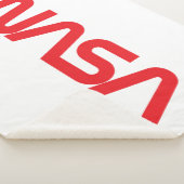 Iconische NASA Circa Sherpa Blanket (Rocket White) Deken (3/4)